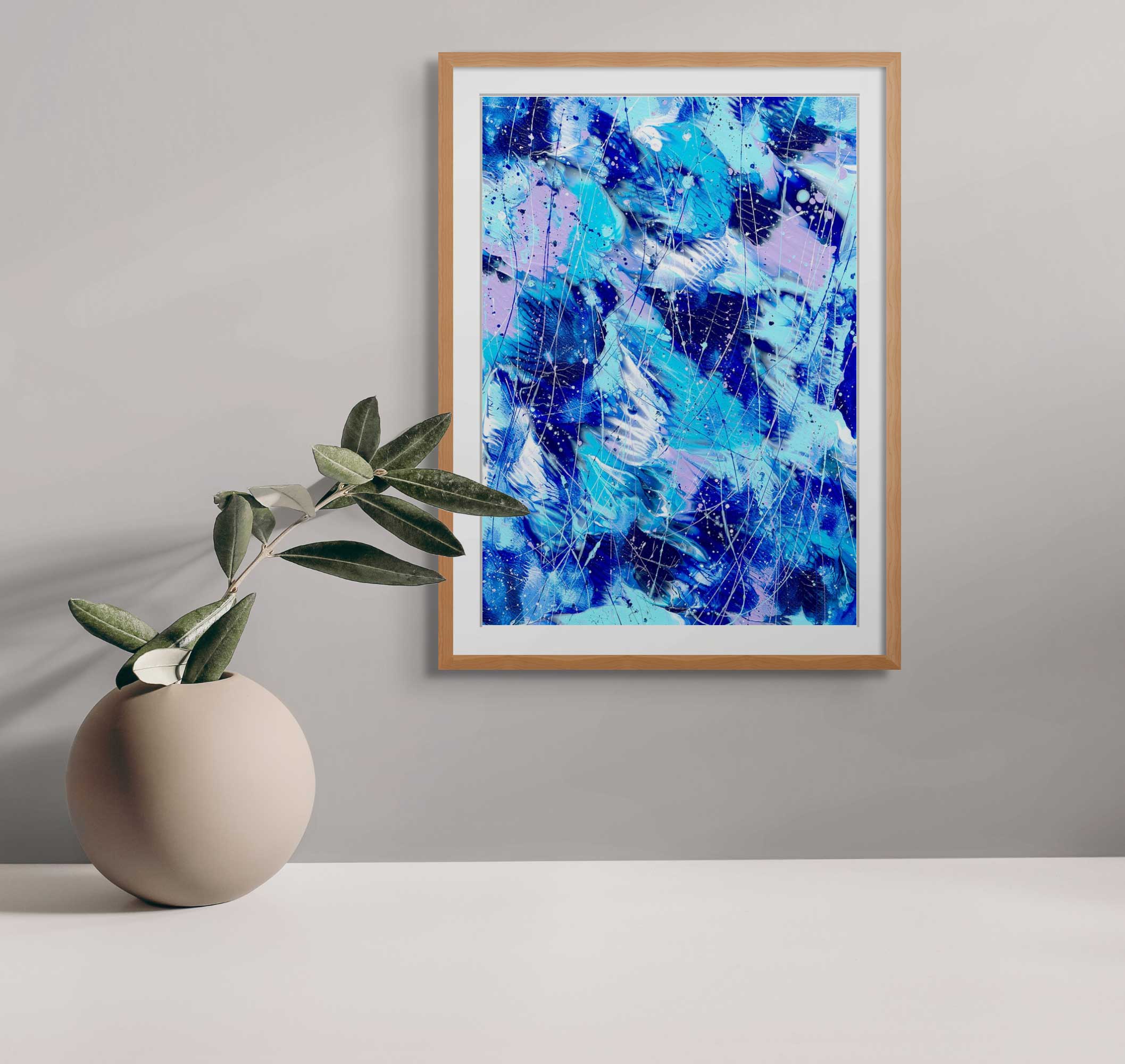 'Butterfly 4' Butterfly Series Abstract expressionism Painting on Paperby Bridget Bradley. Contemporary Abstract Artist Australia