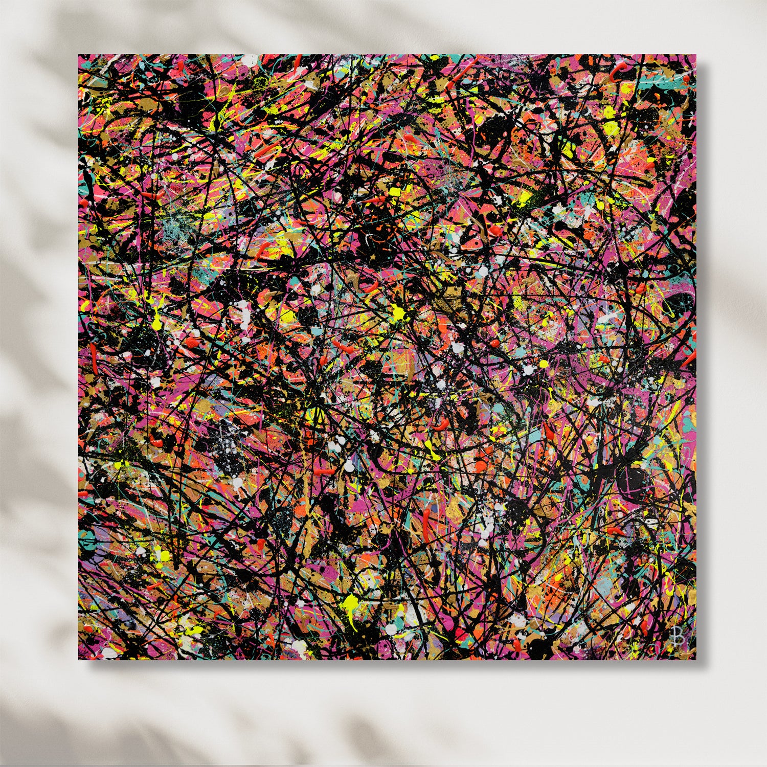 'Labyrinth II' Contemporary Textured Abstract Original paintingby Bridget Bradley,  on premium museum grade canvas. Discover now