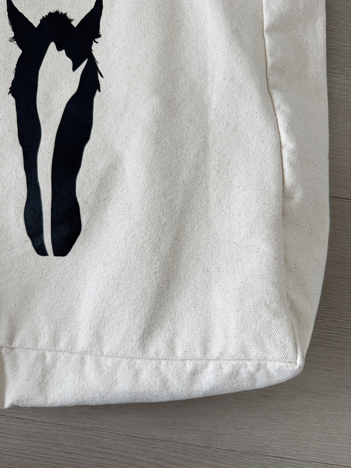 Image of Horse's Soul Tote Horse Art print and Side and Lower Gusset panels.
