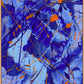 Blue I Canvas Print in Oak Frame. Bridget Bradley Abstract Prints