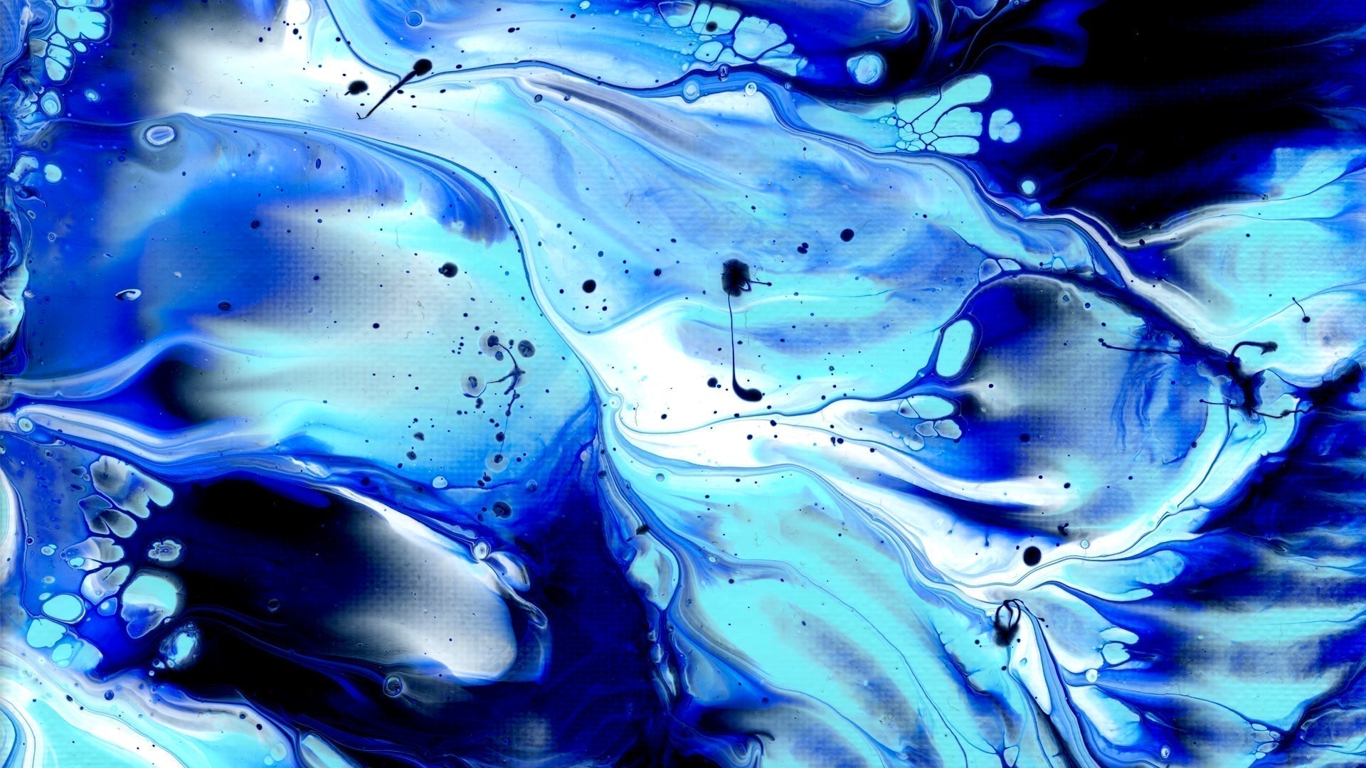 Image from original abstract textured painting in blue hues with silver leaf  by Bridget Bradley - Ocean Wings II