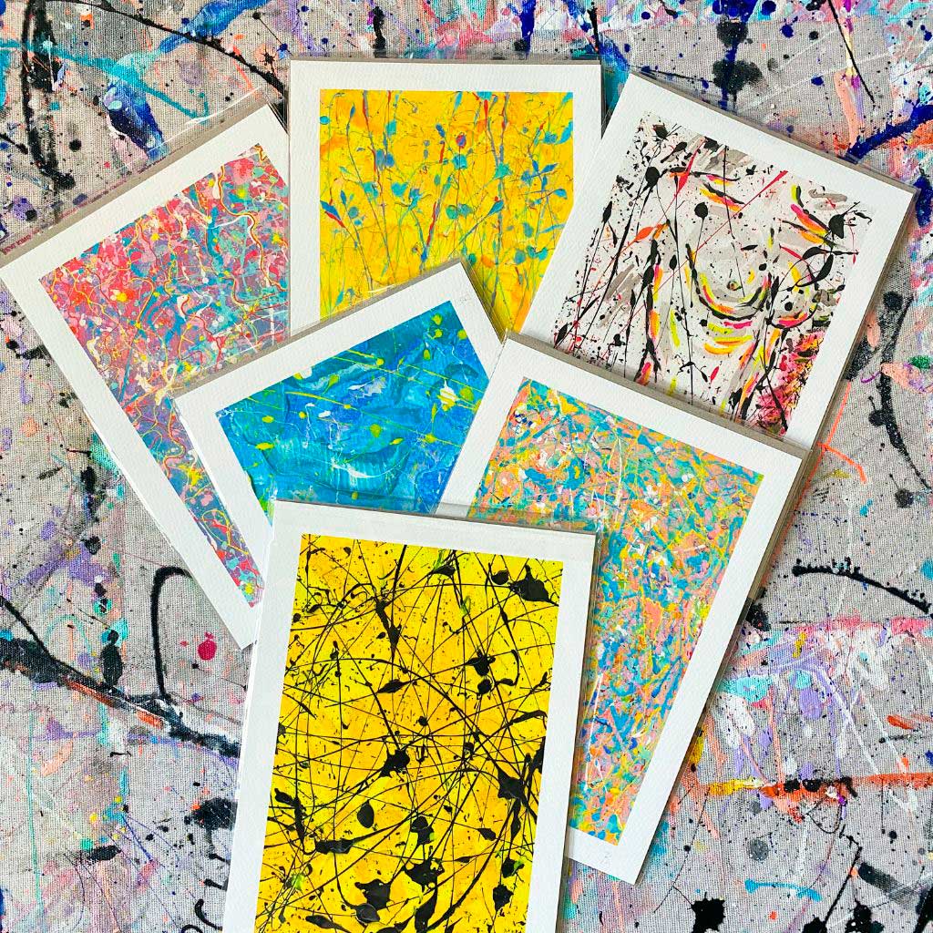 Art Prints Collection. Abstract Expressionism Prints After Original Art By Bridget Bradley. Choose Paper or Canvas, Framed or Unframed.