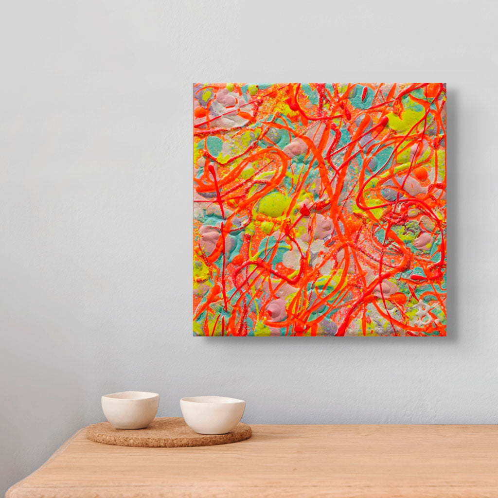 Bright Abstract Painting - Original Abstract Art on Canvas - Textured -  2023 – Bridget Bradley