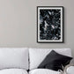 'Butterfly 10' from the 'Butterfly Series' hand-painted fine art by Bridget Bradley, seen framed and hanging in lounge room above white sofa with black cushion, Learn more