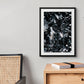 'Butterfly 10, Butterfly Series' original abstract painting by Bridget Bradley seen framed in black hanging in living room. Learn more about this contemporary abstract painting now.