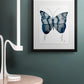 'Mythical Butterfly' original graphite pencil art on paper by Bridget Bradley seen in situ with a black frame. Learn more.