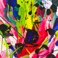 Snapshot of 'City Days 'original abstract expressionismpainting on cnvas in bright colours by Bridget Bradley